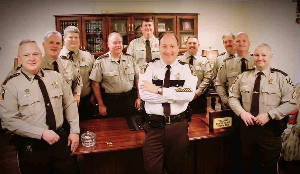 Sheriff with Command Staff 
