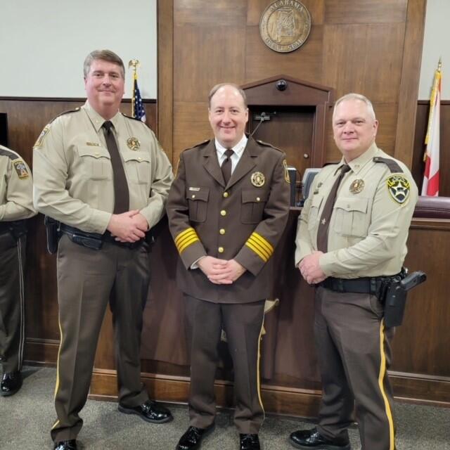 Chief Coupland, Sheriff Murray and Captain Monk