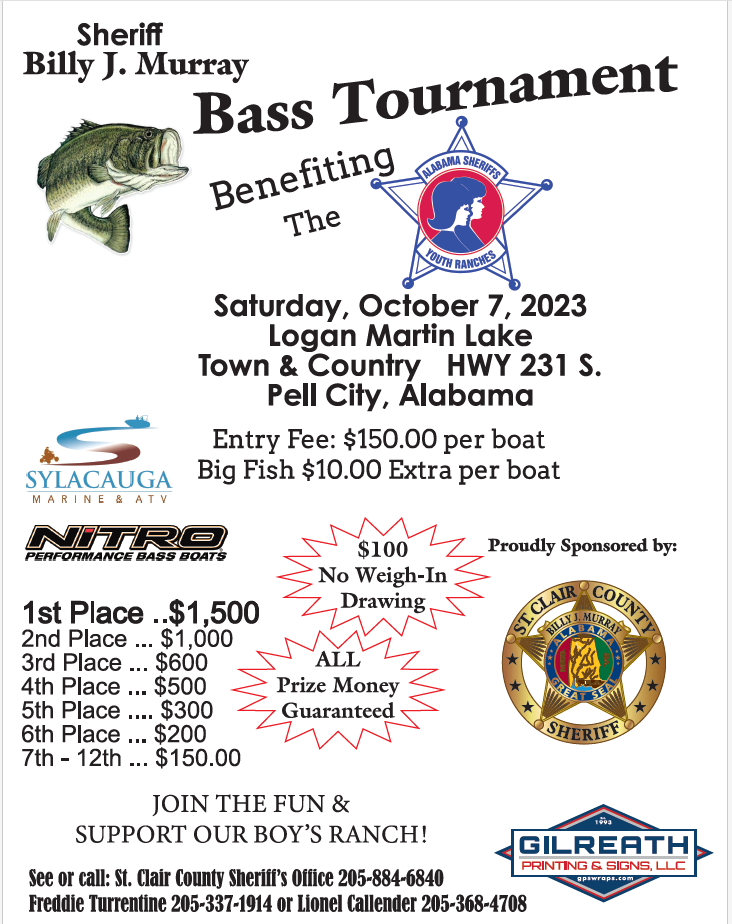 Bass Tourney with Sponsors 2023