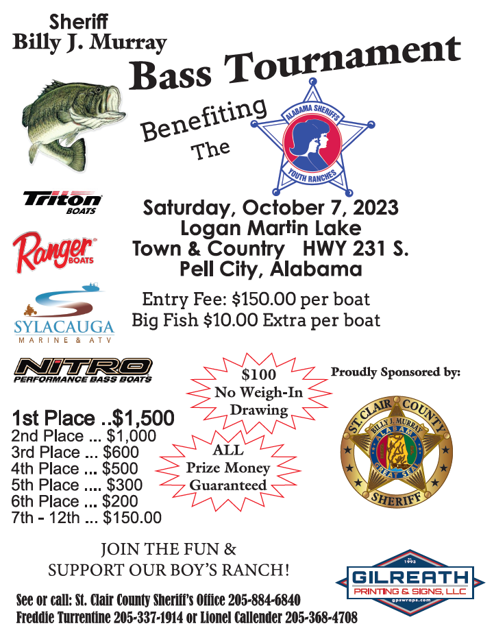 Bass Tournament Oct.7th 2023