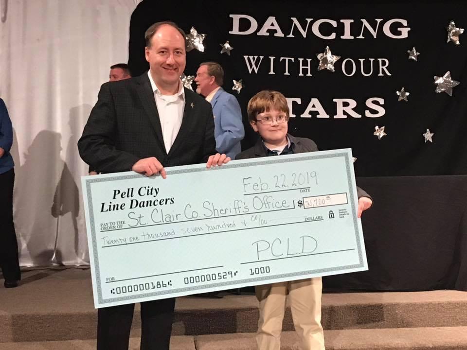 Check from Pell City Line Dancers