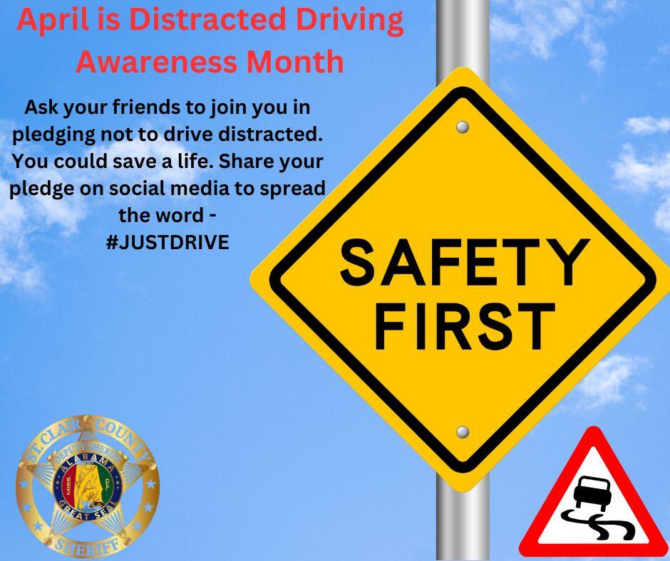 Distracted Driver Awareness Month -April 