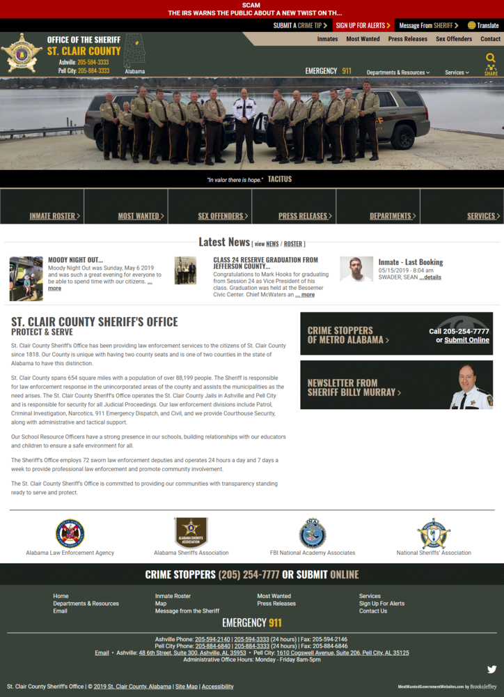 St. Clair Sheriff desktop screenshot.png